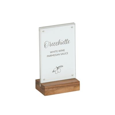 Cal-Mil 23185-46-78 Tabletop Menu Card Holder - 4