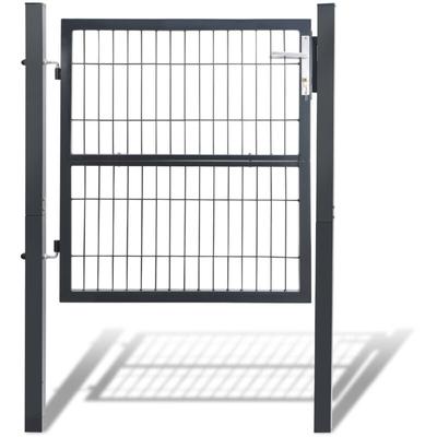 Gartentor Gartentür Zauntür Zauntor Gartenpforte Pforte Gartenzaun Tor verzinkter Stahl Hoftür Image