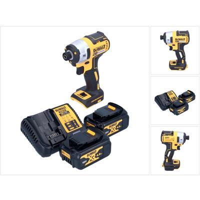 Dcf 887 M2 Akku Schlagschrauber 18 v 205 Nm 1/4' Brushless + 2x Akku 4,0 Ah + Ladegerät - Dewalt Image
