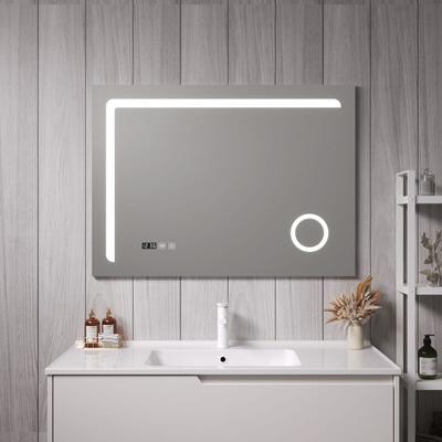 LED-Badspiegel Chambave 100x70 cm Silberfarben [ Pro.tec Image
