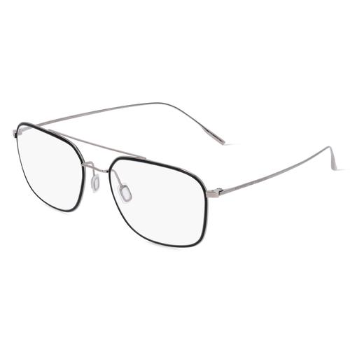 Porsche Design 8749 Unisex-Brille inkl. Gläser Vollrand Pilot Titan-Gestell 56mm/20mm/145mm, schwarz