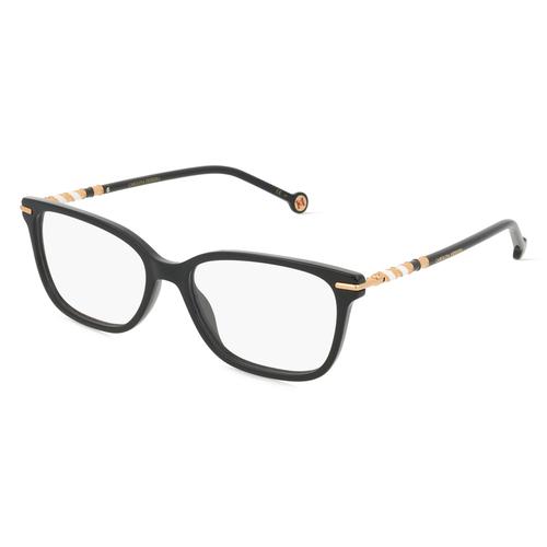 Carolina Herrera 0097 Damen-Brille inkl. Gläser Vollrand Eckig Acetat-Gestell 54mm/16mm/145mm, schwarz