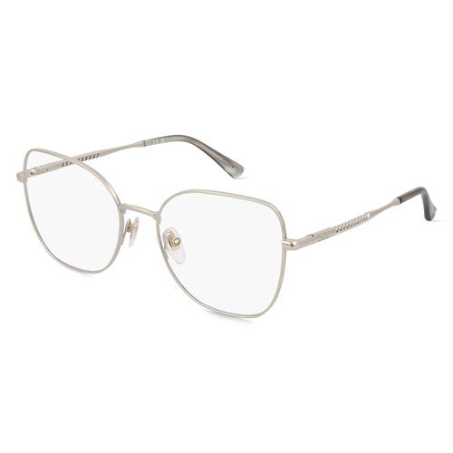 Nina Ricci NRIVNR341 Damen-Brille inkl. Gläser Vollrand Butterfly Metall-Gestell 54mm/18mm/135mm, silber