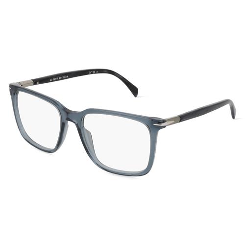 David Beckham DB 1134 Herren-Brille inkl. Gläser Vollrand Eckig Acetat-Gestell 55mm/18mm/150mm, blau