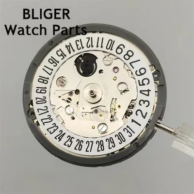 Genuine NH35 Automatic Mechanical Movement High Accuracy 24 Jewels Mod Watch Replacement NH35A Date