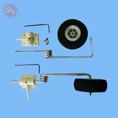 1 Set Landing Gear Steering For Front Wheel With 3/2 Hole Steering Arm 46-60Class For RC Airplane