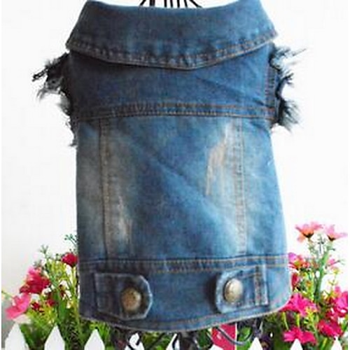 Hund Mäntel Jeansjacken Jacke Welpenkleidung Sport Alltagstauglich Winter Outdoor Hundebekleidung Image