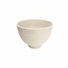 Vaso tondo basso largo da giardino in fibra di argilla 41x41x27 cm Hoya - White