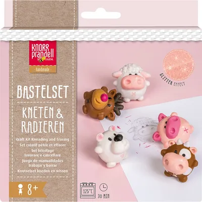 Bastel-Set Kneten & Radieren Friends, 5 Radiergummis Image