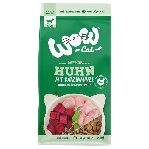 2kg Wow Cat Adult mit Huhn Katzenfutter trocken