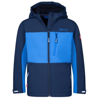 Trollkids - Kid's Bergsfjord Winter Softshell Jacket - Softshelljacke Gr 176 blau