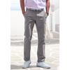 Chinohose JOHN DEVIN "regular-fit, lange Oxford Hose", Herren, Gr. 32, Länge 30, grau, Web, Obermaterial: 98% Baumwolle, 2% Elasthan, unifarben, casual, regular fit lang, Hosen, aus elastischer Baumwoll-Qualität