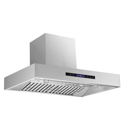 30 and 36" Island Range Hood - PLFI 755 with Stainless Steel and Outdoor Rated 304 Stainless Steel