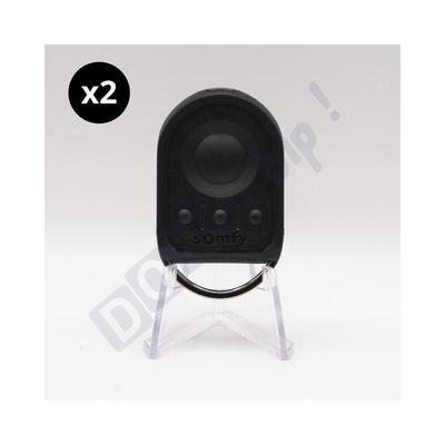 Somfy - Set aus 2 Fernbedienungen Keygo io - 4 Kanäle - Für Tor- und Rolladenautomatik - Frequenz Image