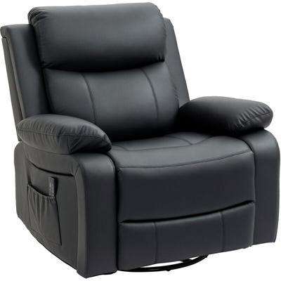 Homcom - Relaxsessel mit Massagefunktion, Elektrisch Fernsehsessel mit 8 Vibrationsköpfen, Image
