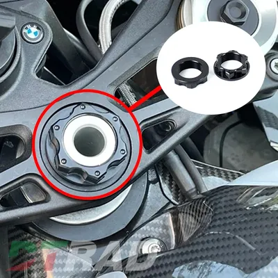 TWM CNC ALUMINUM Central Console Steering Stem Nut Universal M28X1.0 FOR BMW S1000RR 2009-2022
