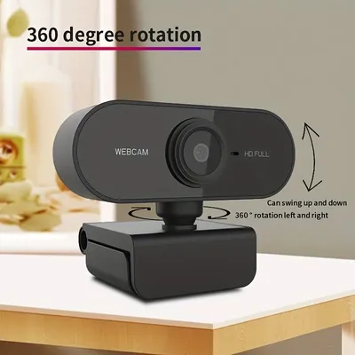 1080P Full HD Computer Network Camera with Microphone USB Plug PC Mac Laptop Desktop Live Video Call