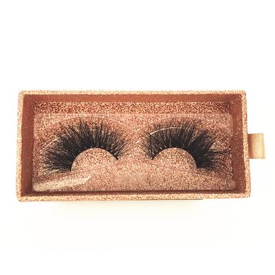 25mm Lashes Dramatic 6D Faux Mink Lashes Fluffy Volume Eyelashes Thick Crossed Lashes Long Faux 25mm Mink Lashes