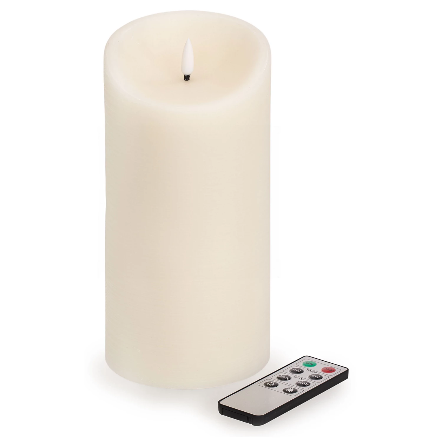 LED Outdoor Kerze, mit Timer, creme, 20 x 10 cm Image