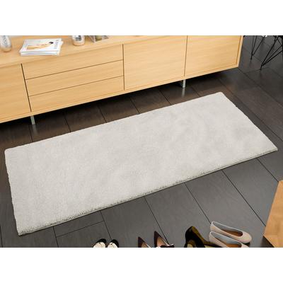 Teppich OCI DIE TEPPICHMARKE "NEW VILLA MELANGE, auch als Läufer", weiß (altweiß), B:80cm H:20mm L:250cm, Polypropylen (PP), Teppiche, dicht maschinell gewebt, strapazierfähig, uni, alle Wohnräume Image