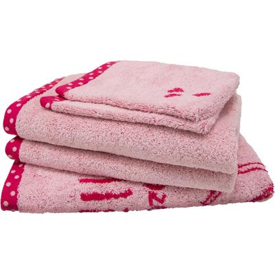 Handtuch Set DYCKHOFF "Prinzessin Lillifee", pink, B:70cm L:130cm, Frottier, Frottier, Handtücher (Packung)