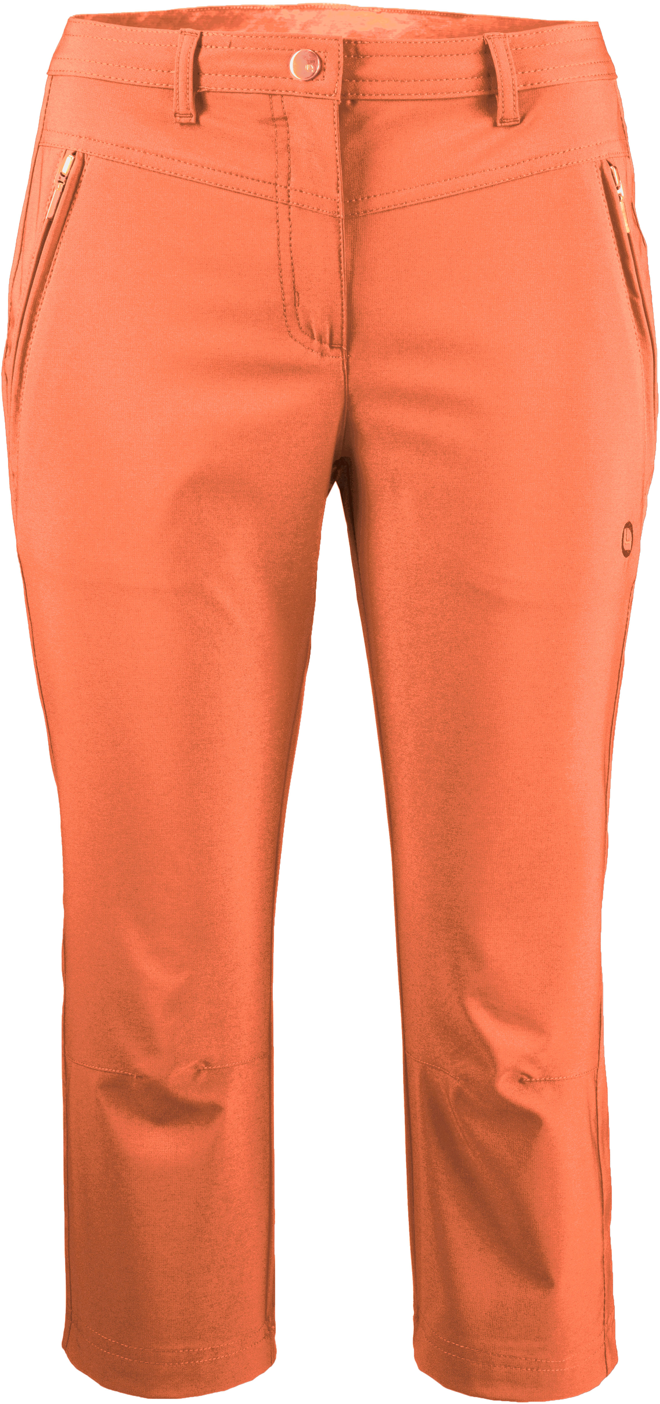 3/4-Hose DEPROC ACTIVE "KENORA PIRATE WOMEN", Damen, Gr. 36/38 (M), Normalgrößen, orange (peach), 97% Polyester; 3% Elastan, Hosen, auch in Großen Größen erhältlich