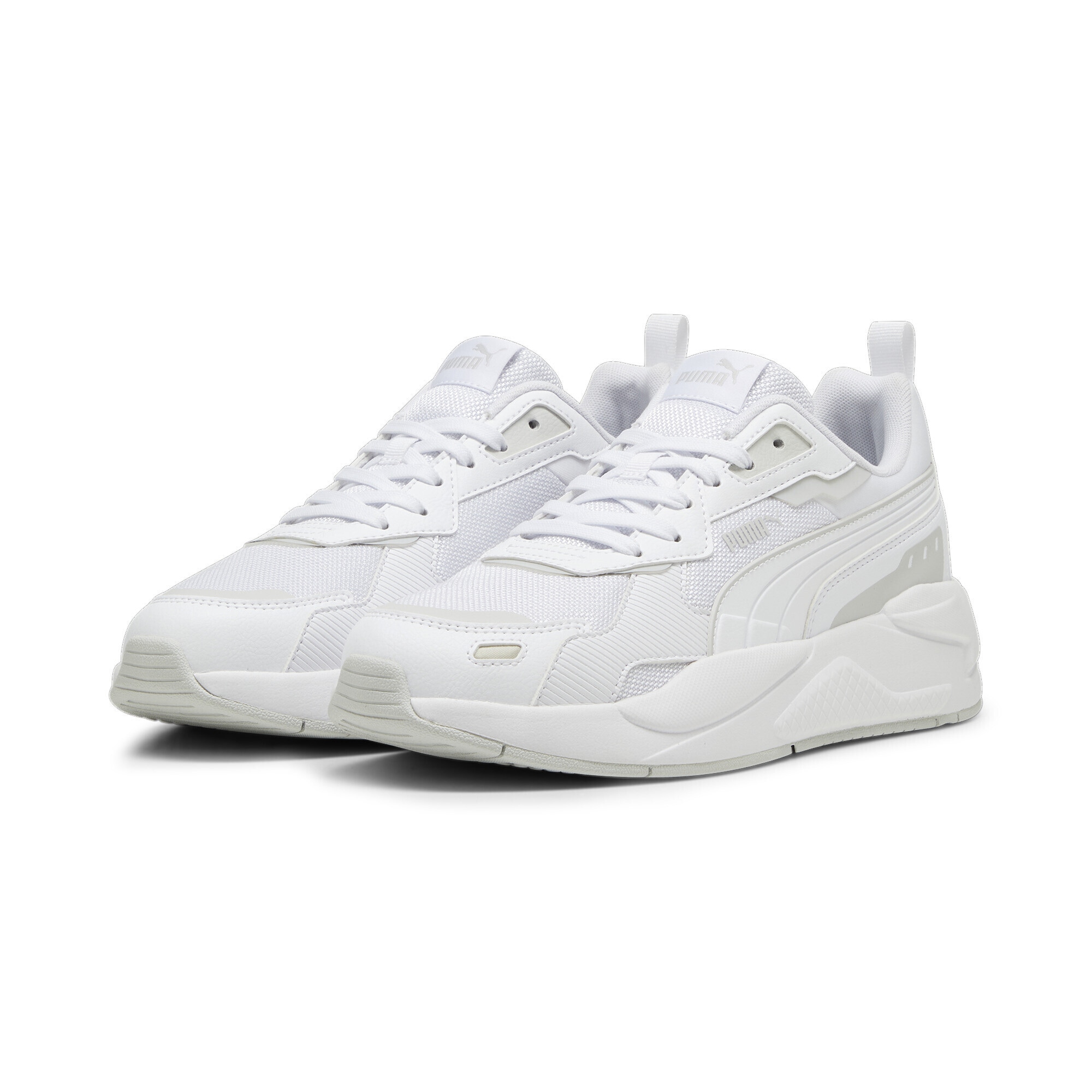 Sneaker PUMA "X-Ray 3 Sneakers Erwachsene", Gr. 43, weiß (weiß glacial gray), Obermaterial: Textil, Synthetik; Futter: Textil; Innensohle: Textil; Laufsohle: Gummi, Schuhe