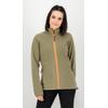 Fleecejacke DEPROC ACTIVE "WAWA BAY", Damen, Gr. 44 (L), grün (olive), 100% Polyester, sportlich, Langarm gerader Abschluss, Jacken, auch in großen Größen erhältlich