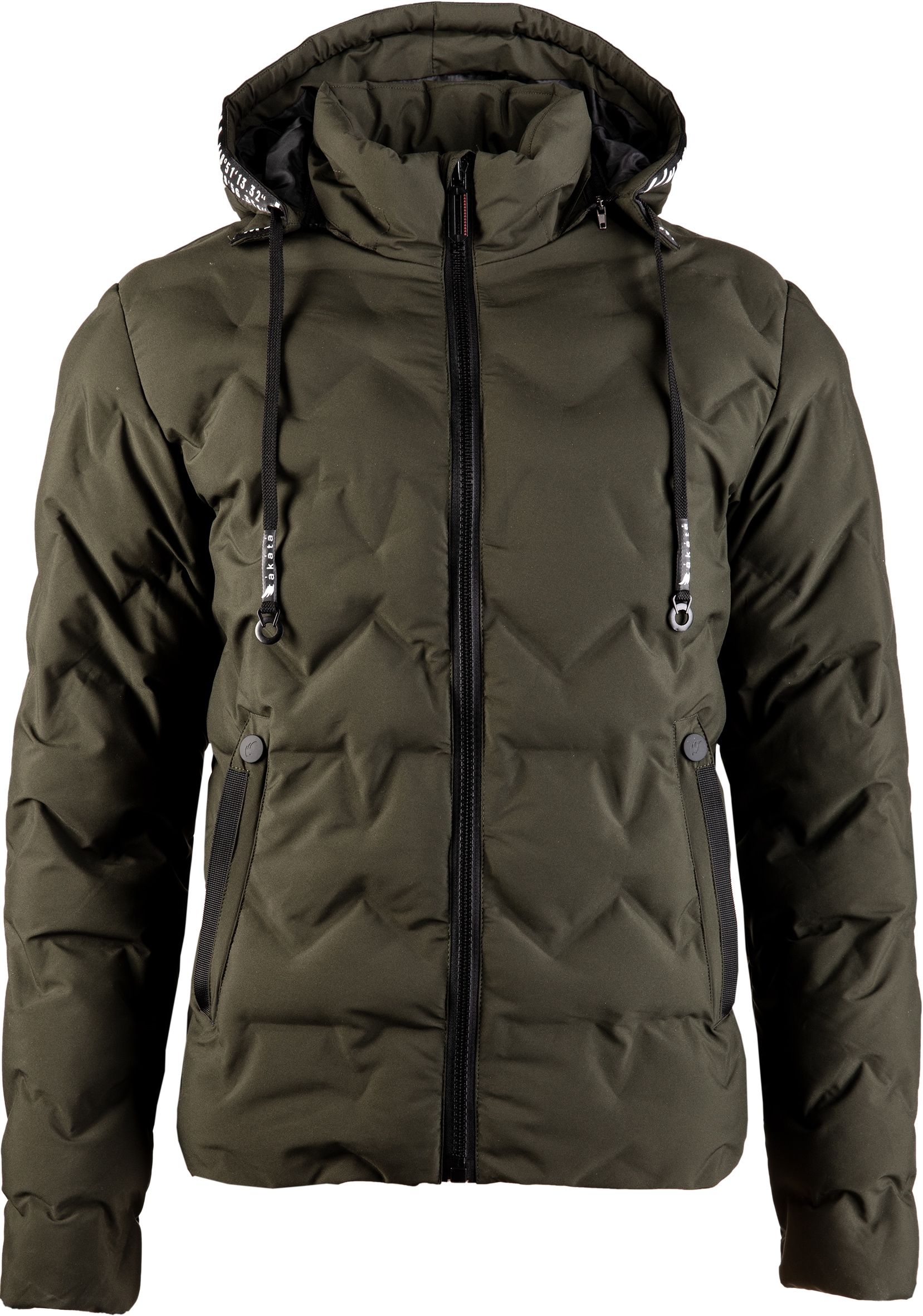 Steppjacke DEPROC ACTIVE "GILMOUR THORN Men", Herren, Gr. XXL (56), grün (dunkelgrün), 100% Polyester, bequem, mit innenliegendem Gummizug, Jacken Steppjacke, auch in Großen Größen erhältlich