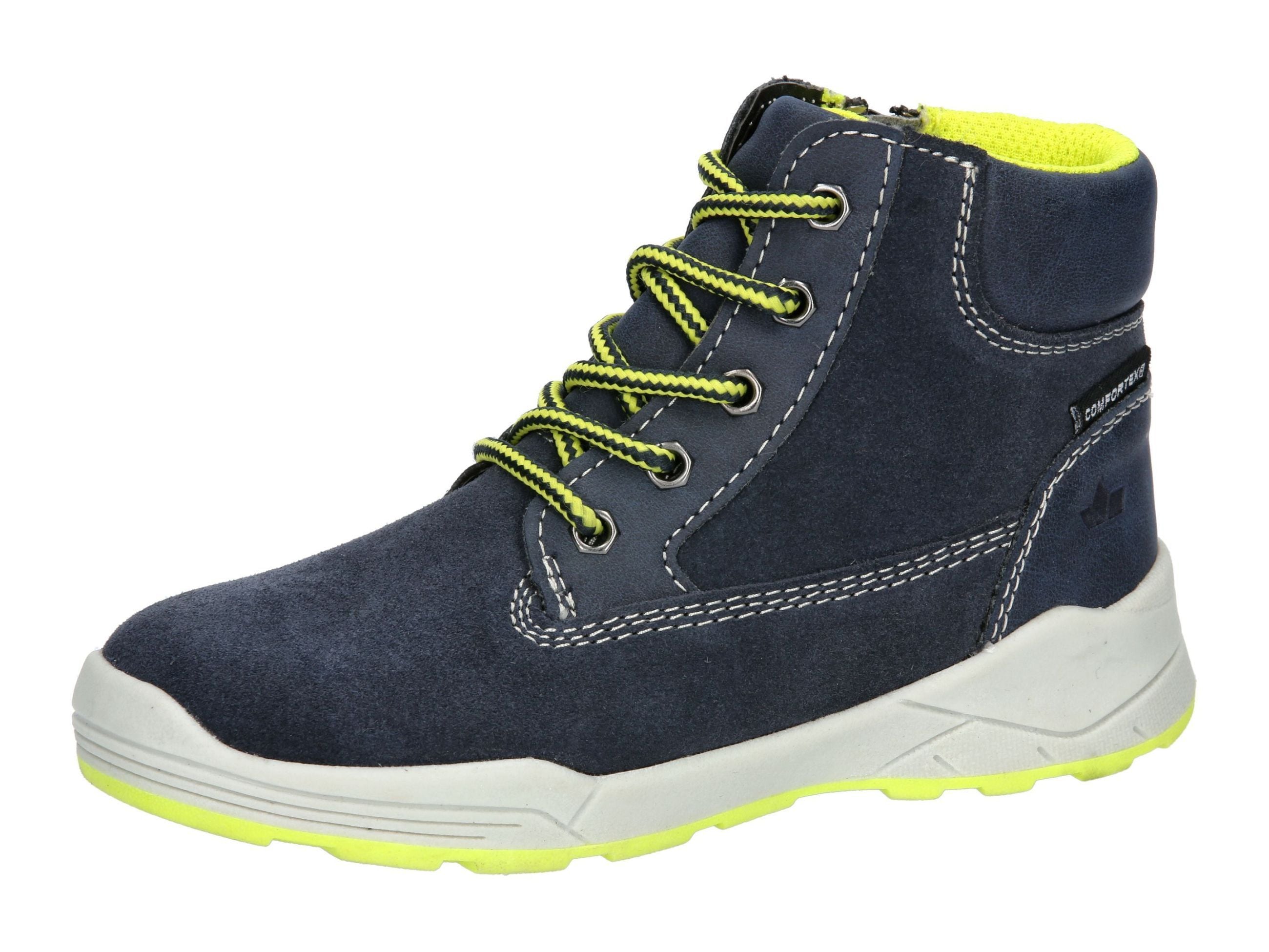 Winterstiefel LICO "Freizeitstiefel Benisha", Gr. 37, blau, Veloursleder, Schuhe Image