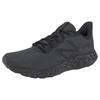 Laufschuh NEW BALANCE "411", Gr. 44, schwarz (schwarz, schwarz), Textil, sportlich, Schuhe