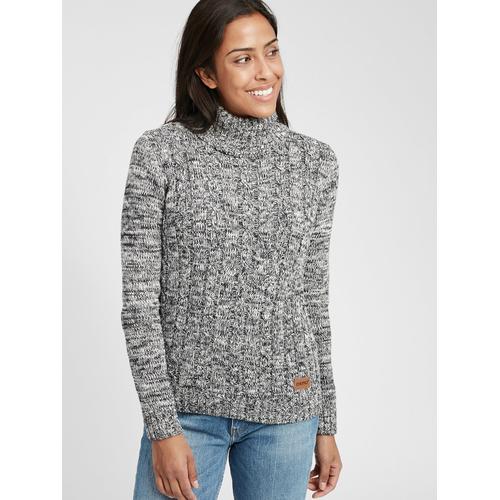 OXMO Rollkragenpullover Damen blau, M