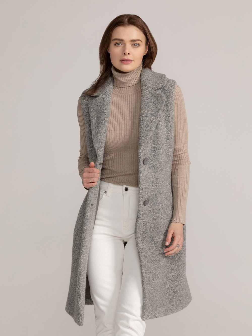 MANISA Fashion Weste Damen grau, 40 Image