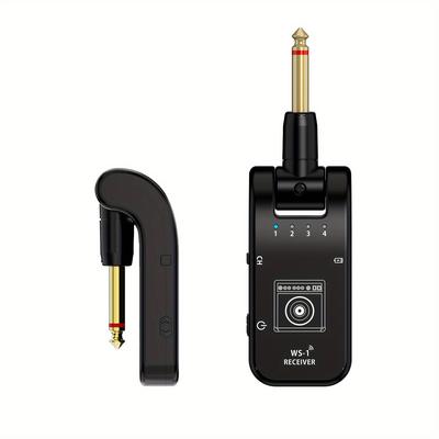 TEMU Chenpingfeng Wireless Guitar & Bass Transmitter And Receiver Set - Abs Material, Ideal For Instruments