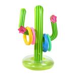 PVC gonflable cactus jeux d'eau jouets jouets pour enfants virole, 1 cactus + 4 viroles, 63x30cm