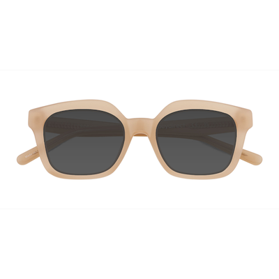 Unisex s square Clear Brown Acetate,Eco Friendly Prescription sunglasses - Eyebuydirect s Nor