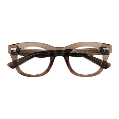 Unisex s horn Clear Brown Acetate,Eco Friendly Prescription eyeglasses - Eyebuydirect s Ernst