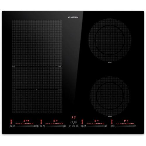 Klarstein Klarstein Induktionskochfeld 4 Platten, Glaskeramik-Induktionskochfeld mit 4 Kochfelder,