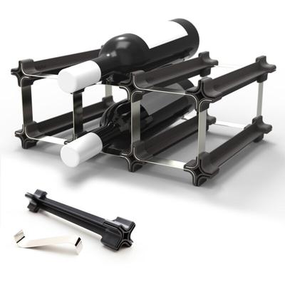 Weinregal Stapelbar [3er-Starter kit] – Weinflaschenhalter flexibel erweiterbar – Flaschenregal Image