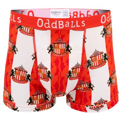 Sunderland Oddballs Heim-Boxershorts – Rot/Weiß – Herren Image