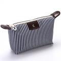 Per donna Borsa Borsa Trucco Borsa cosmetica Borsa hobo Nylon Feste Ufficio Viaggio Cerniera Grande Capacità Impermeabile Leggero A righe Bianco / nero Anguria Rossa Nero