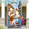 Oktoberfest Party Decorations Oktoberfest Photo Door Banner Backdrop Props Large Fabric Photo Door Banner for Oktoberfest Party Decorations Funny Oktoberfest Game Supplies 5.90 x 2.95 ft