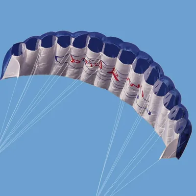 Parafoil Kite High Quality Dual Line Stunt Parafoil Parachute Professional Large 1.4m for Beach