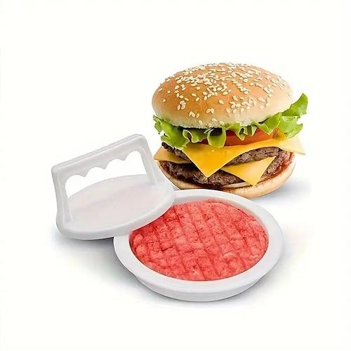 2er-Pack Hamburgerpresse, gefüllte Burgerpresse, Kunststoff, Fleischgrill, Party-BBQ-Burger-Maker-Form – Hamburger-Maker, Küchenwerkzeug