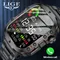 LIGE New Men Smartwatch SOS Bluetooth Call 1.96