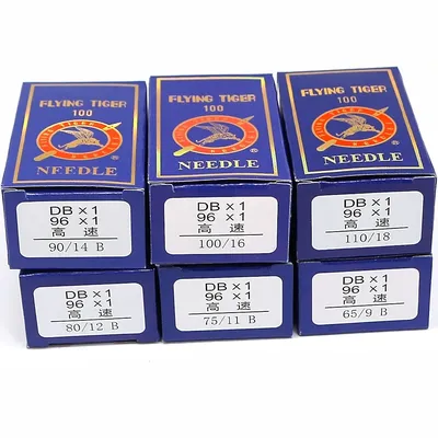 100 PCS/Box Flying Tiger Industrial Sewing Needles DBX1 9#11#12# 14#16#18# For Industrial Lockstitch Sewing Machine Accessories