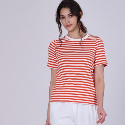 Gestreiftes T-Shirt aus Baumwolle Image