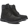 Schnürboots TIMBERLAND "6in Premium Shearling", Gr. 39,5, schwarz, Leder, sportlich, Schuhe, Winterstiefel, Schnürstiefel, Winterschuhe, wasserdicht, gefüttert