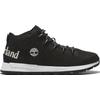 Schnürboots TIMBERLAND "SPRINT TREKKERMID LACE UP SNEAKER", Gr. 43, schwarz-weiß (schwarz, weiß), Nubukleder, sportlich, Schuhe, Winterschuhe, Sneakerboots, Winterboots