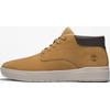 Schnürboots TIMBERLAND "SENECA BAYMID LACE UP SNEAKER", Gr. 46, gelb (wheat), Leder, sportlich, Schuhe, Winterstiefel, Schnürstiefel, Winterschuhe